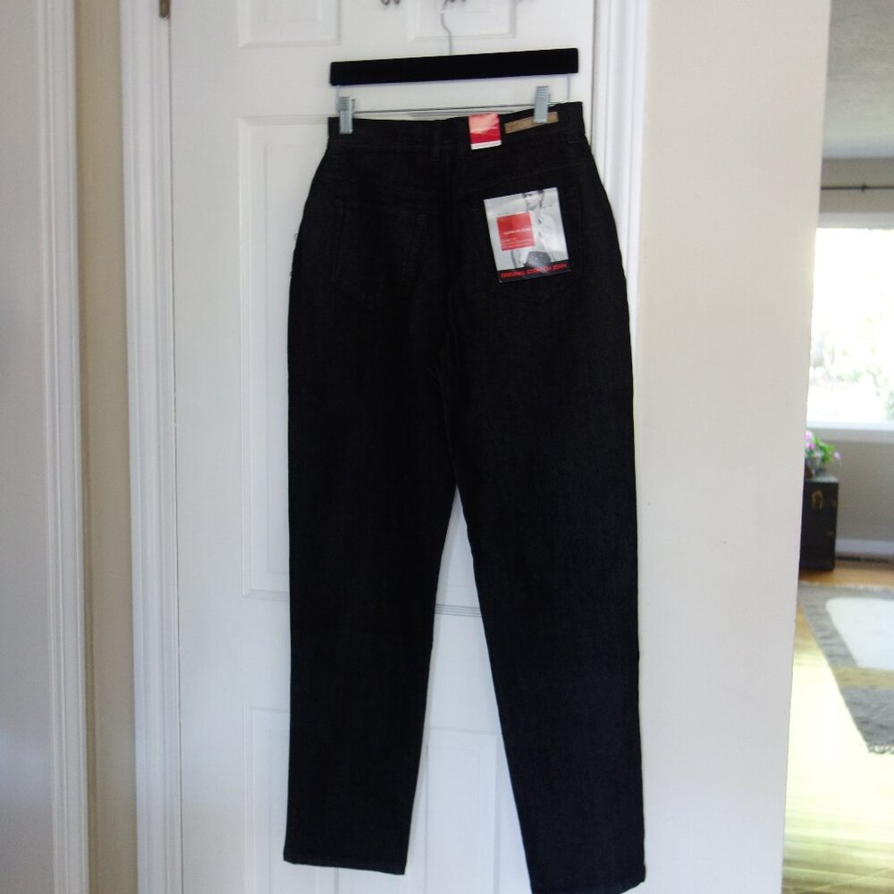 NWT GLORIA VENDERBILT Classic Fit Original Stretch Jean – Black Sz 8 Med - Picture 9 of 9